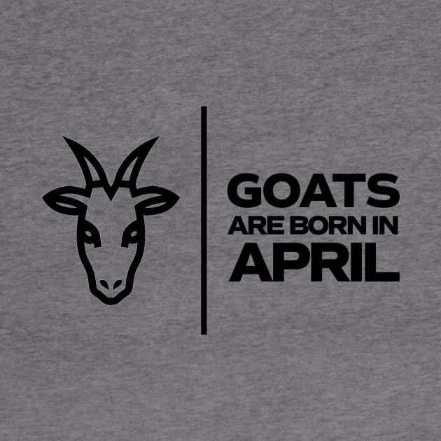 GOATs are born in April by InTrendSick